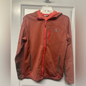 NORTHFACE Canyonlands full zip men’s hooded jacket. EUC Burgundy size medium